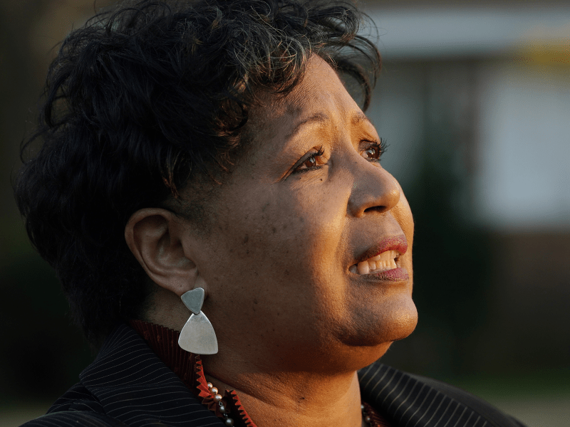 A close up of Reena Evers-Everette