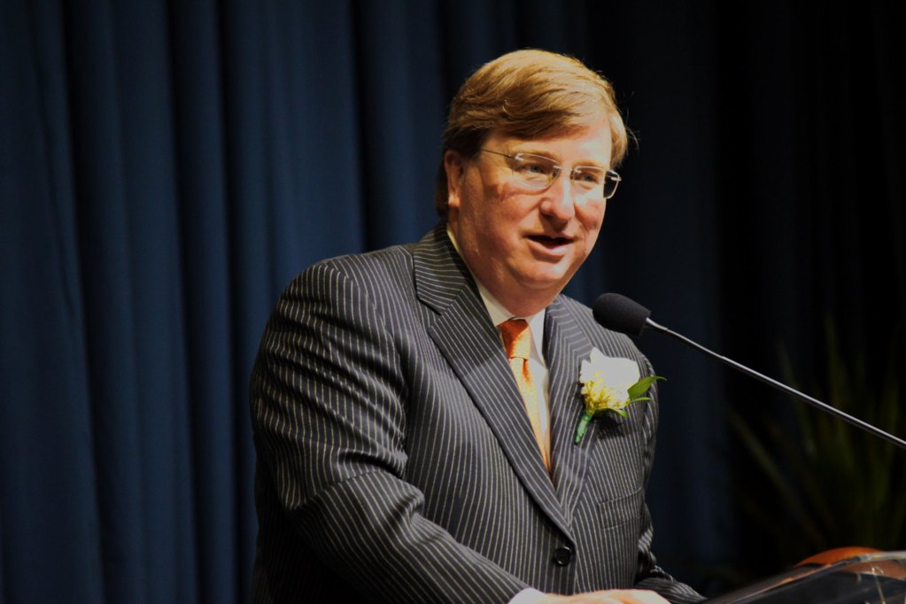 Governor Tate Reeves at 2025 Mayoral inauguration