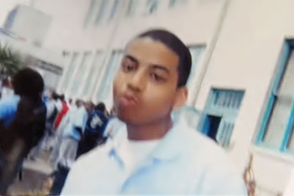 A photo of a teen outside