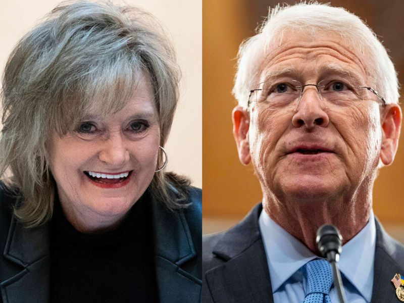 A side by side image of Cindy Hyde-Smith and Roger Wicker