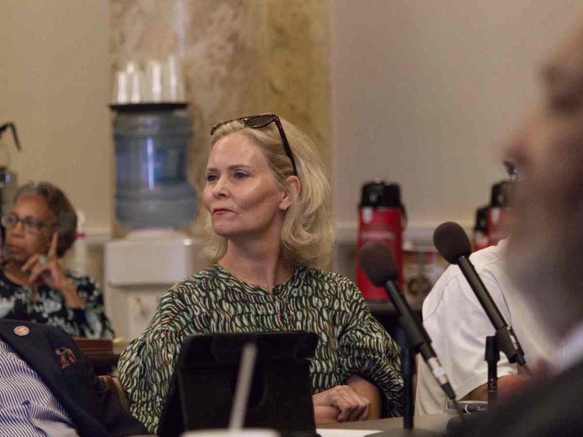 Mississippi House Rep. Jill Ford, sitting in a meeting