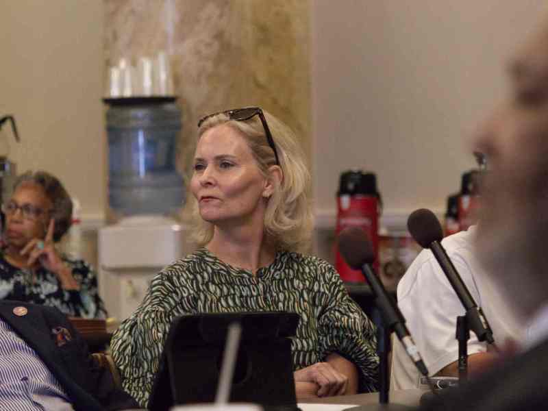 Mississippi House Rep. Jill Ford, sitting in a meeting