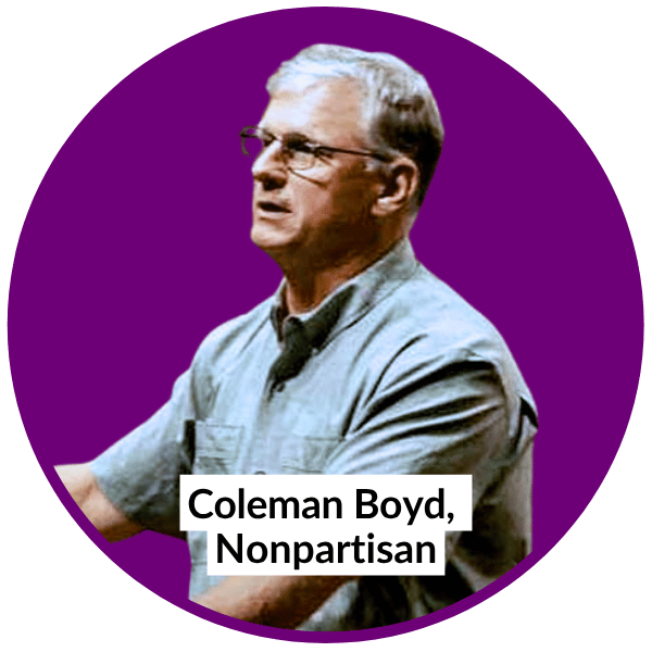 Coleman Boyd, Nonpartisan