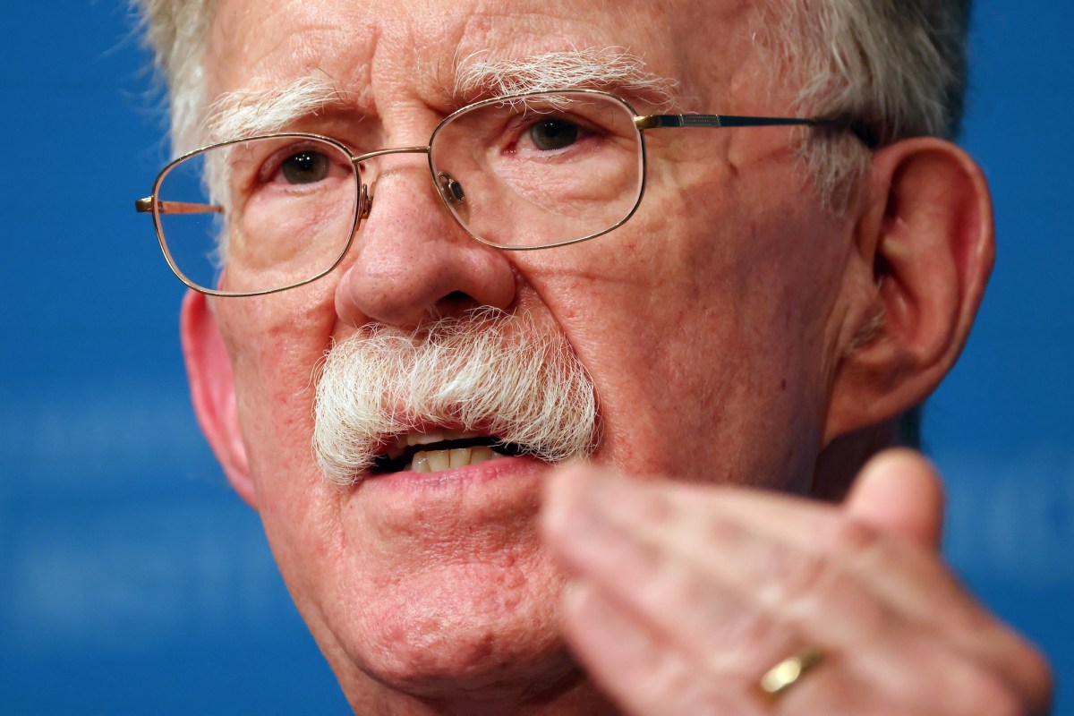 a closeup of john bolton speaking