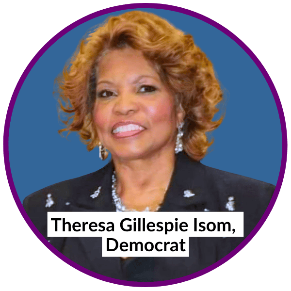 Theresa Gillespie Isom, Democrat