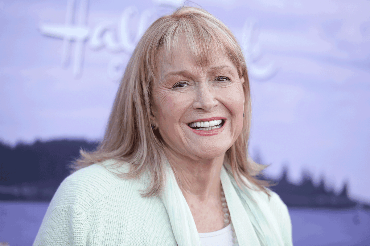 A close-up photo of Diane Ladd on the red carpet of a Hallmark event.