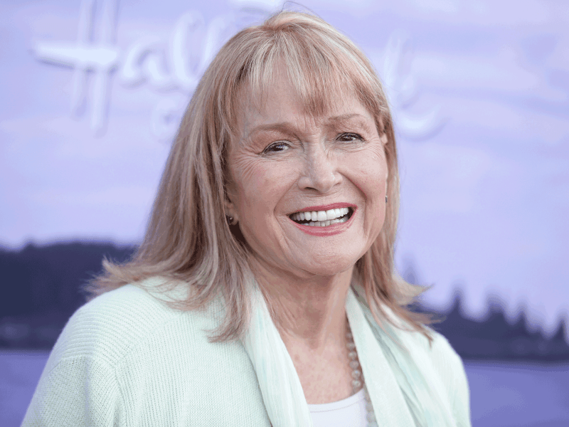 A close-up photo of Diane Ladd on the red carpet of a Hallmark event.