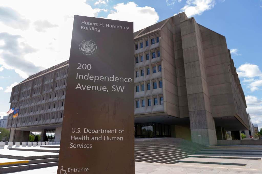 The U.S. Department of Health and Human Services building.