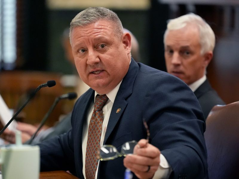 Dennis Debar Jr. seen speaking in committee