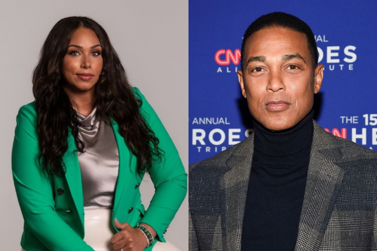 A side by side of journalists Georgia Fort and Don Lemon