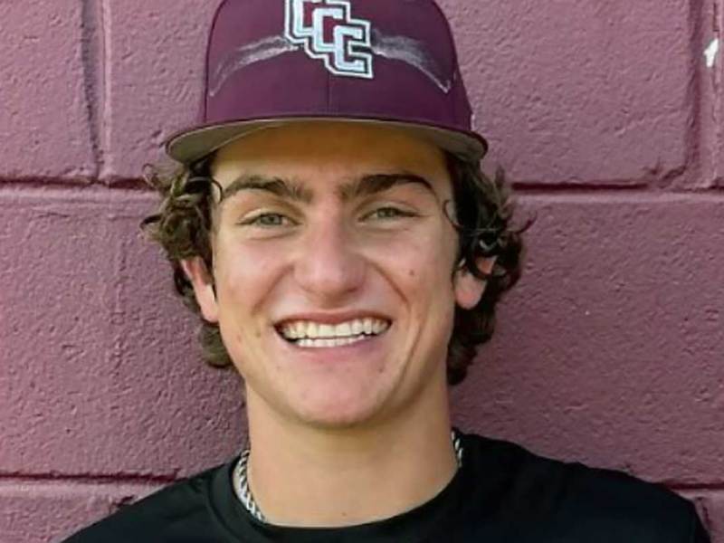 A photo of Stephen Spencer Pittman wearing a Coahoma Community College baseball cap and tshirt