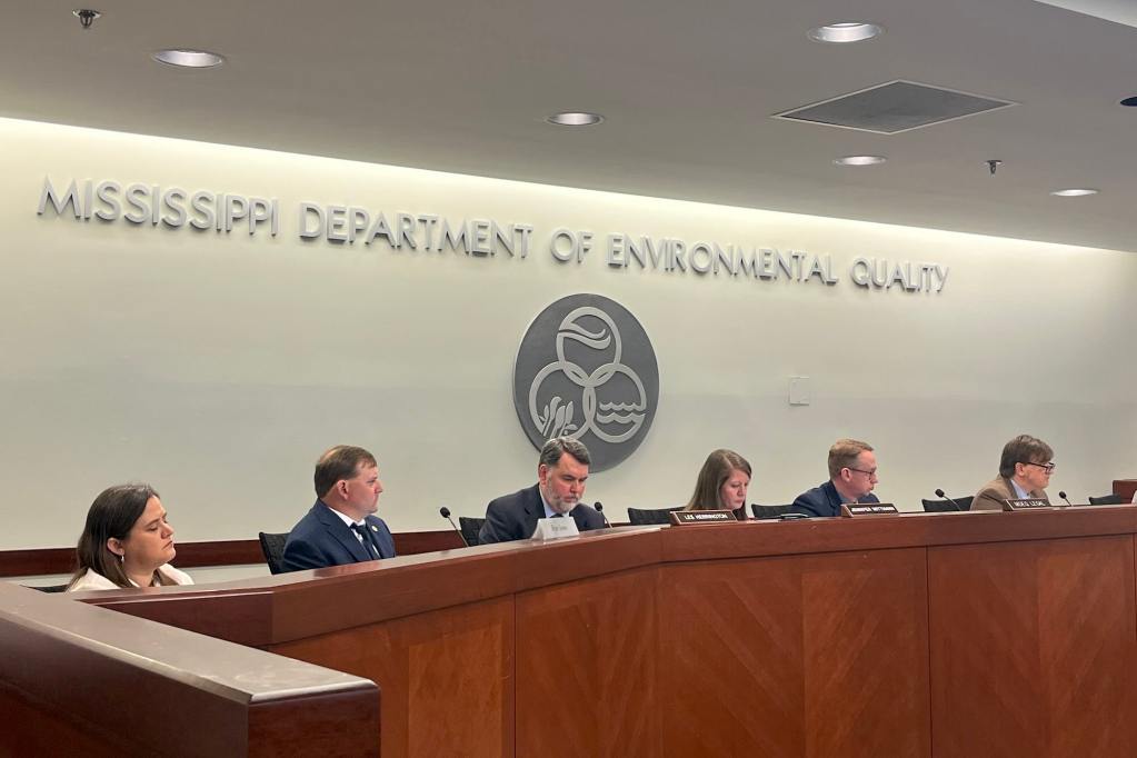 A panel of people at the Mississippi Department of Environmental Quality