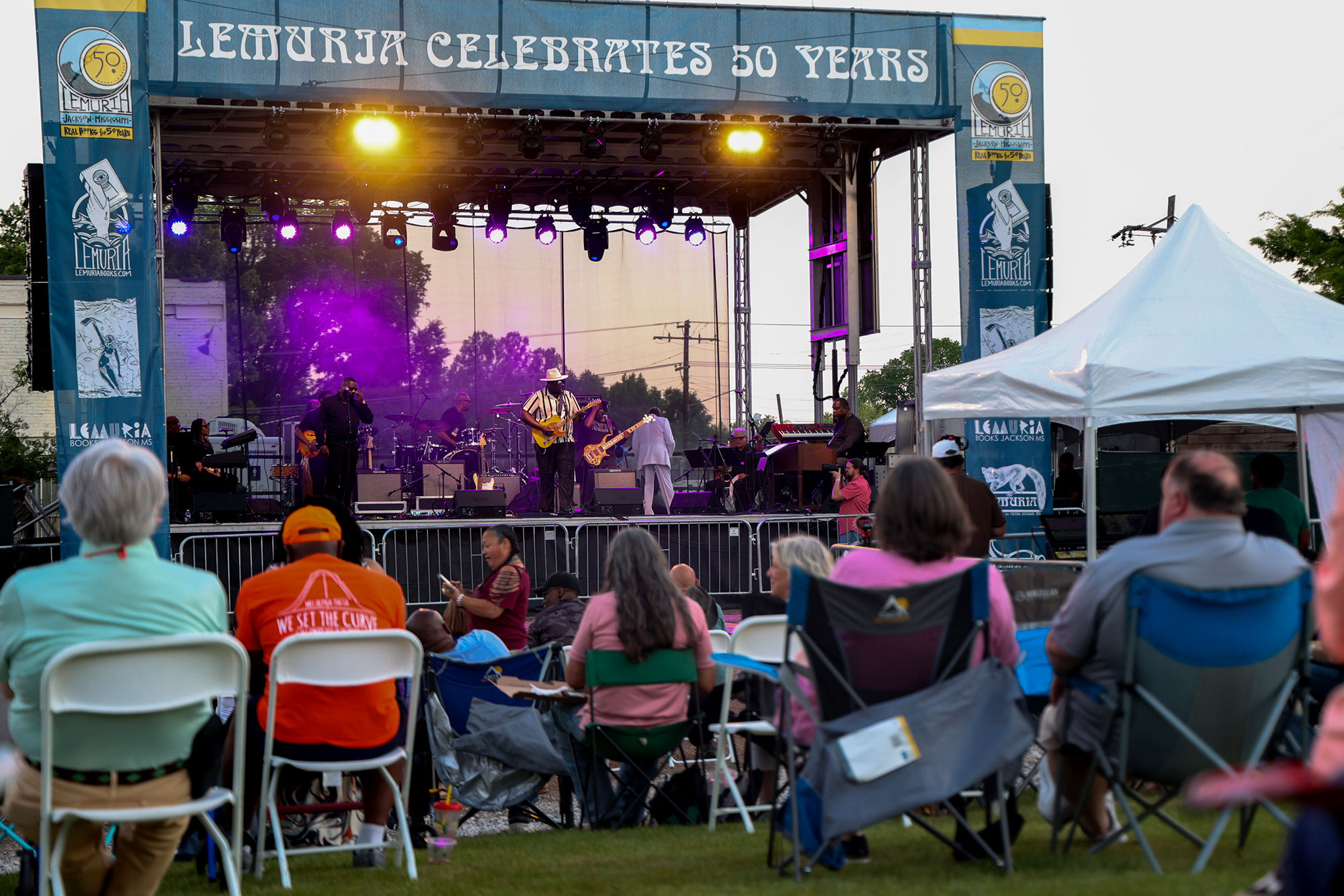 Jackson’s Lemuria Books Staff Surprised Owner With Mississippi Writers Trail Marker at 50th Anniversary Event