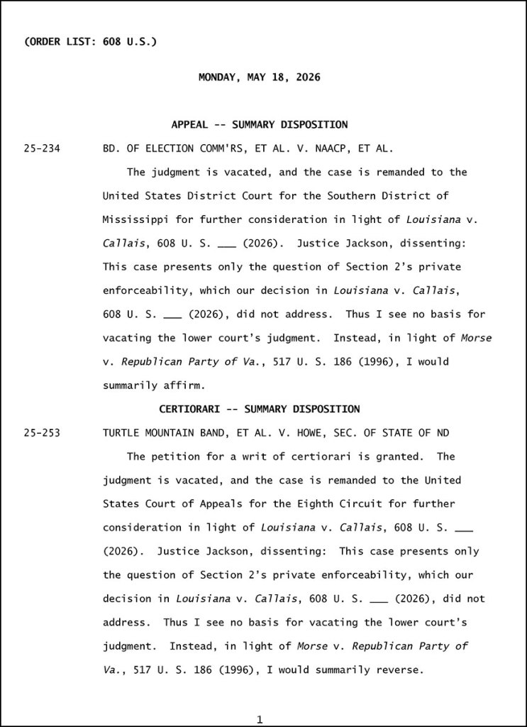 a screenshot of the court order