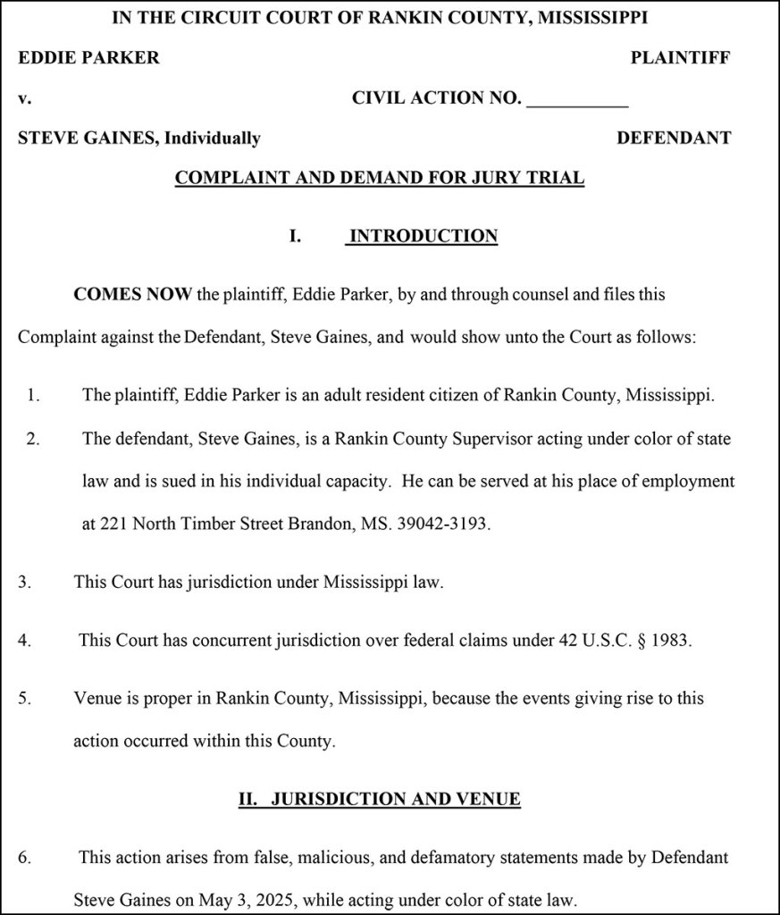 Complaint and Demand for Jury Trial document