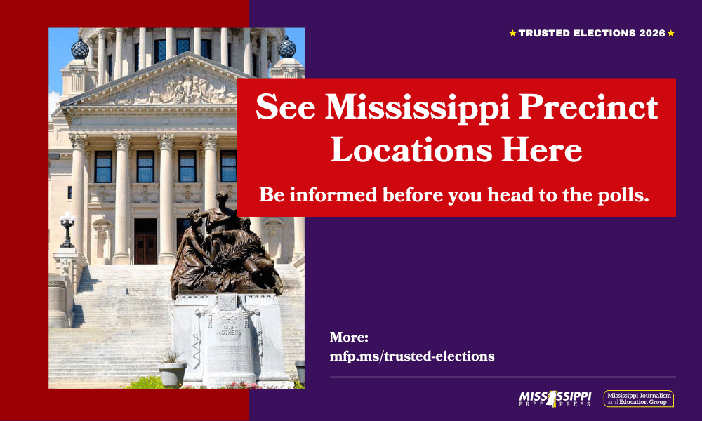 See Mississippi Precinct Locations Here.